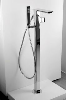 Смеситель Bravat Phillis F656101C-B3-ENG для ванны напольный с душем